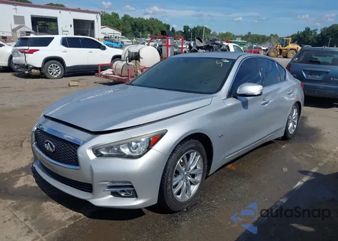 2017 Infiniti Q50 3.0T Premium z USA, uszkodzony, nr VIN JN1EV7AP6HM738453